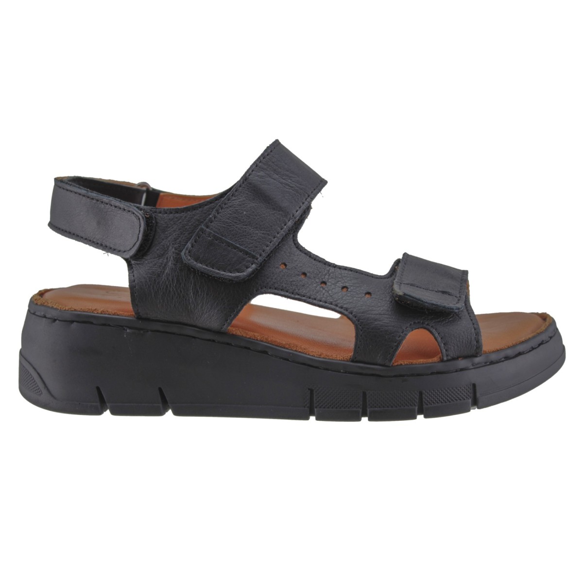 Sabino Shoes Γυναικεία Πέδιλα Δέρμα Γ-251605 Μαύρο