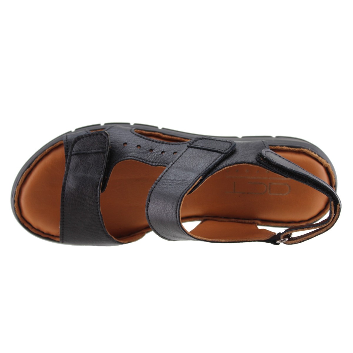 Sabino Shoes Γυναικεία Πέδιλα Δέρμα Γ-251605 Μαύρο
