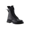Act Shoes Γυναικεία Μποτάκια Δέρμα 1105 Μαύρο