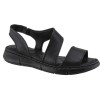 Act Shoes Γυναικεία Πέδιλα Flatforms Δέρμα 242104 Μαύρο