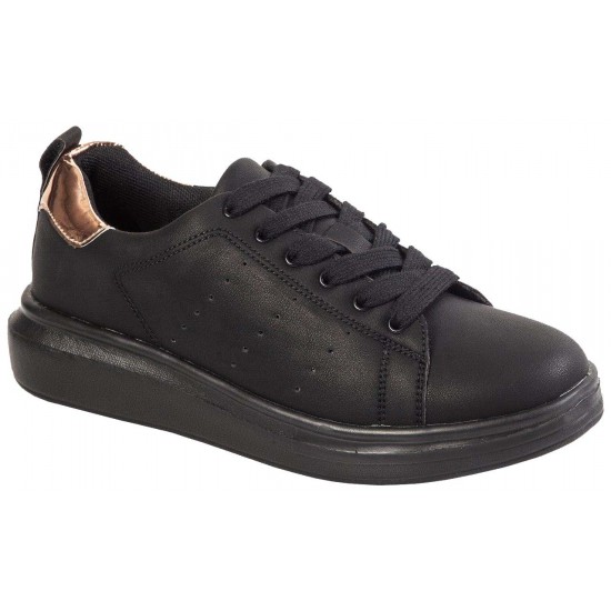 Adam's Shoes Γυναικεία Sneakers 921-19512 Μαύρο