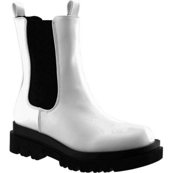 Adam's Shoes Γυναικεία Μποτάκια 812-21502 Λευκό