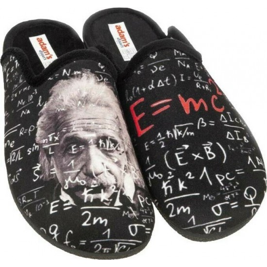 Adam's Shoes Παιδικές Παντόφλες Einstein 624-21568/39 Μαύρο