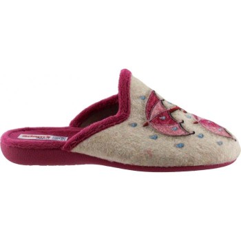 Adam's Shoes Γυναικείες Παντόφλες 701-21542 Μπέζ Φούξια Adam's Shoes Γυναικείες Παντόφλες 701-21542 Μπέζ Φούξια