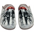 Adam's Shoes Γυναικείες Παντόφλες 624-21623 Γκρί