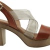 Adam's Shoes Γυναικεία Πέδιλα Δέρμα 622-22015 Ταμπά