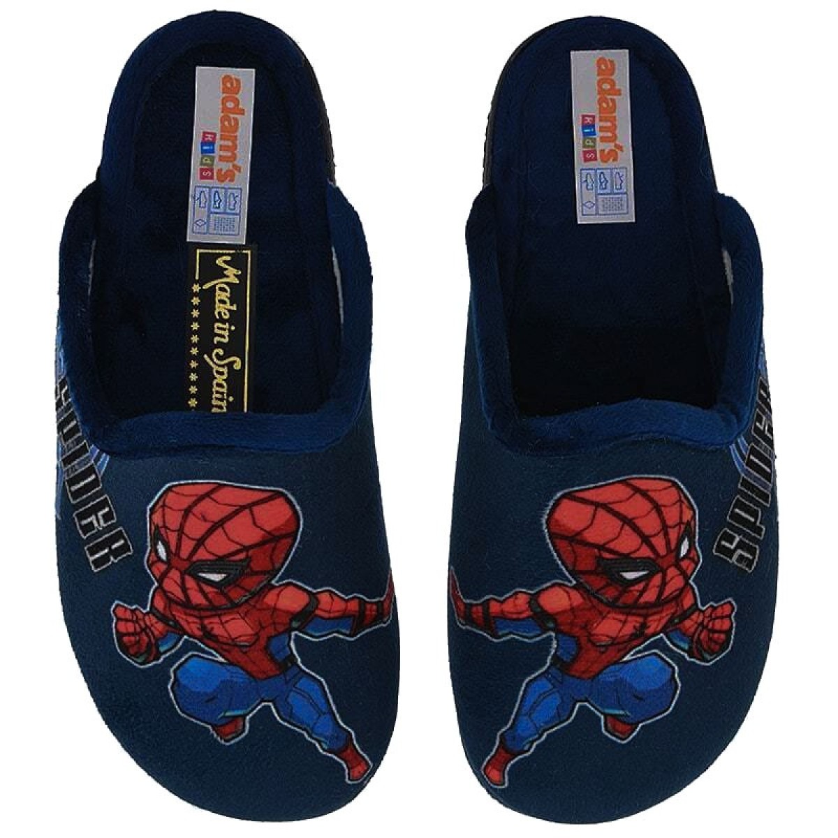 Adam's Shoes Παιδικές Παντόφλες Marvel Spiderman 624-22825 Μπλέ