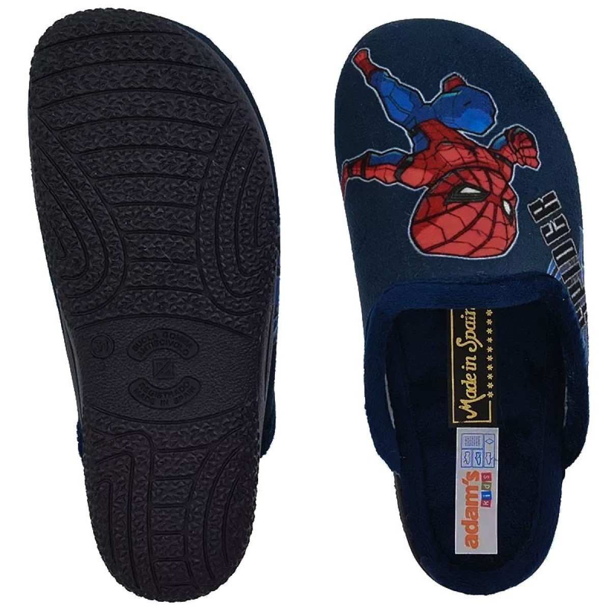 Adam's Shoes Παιδικές Παντόφλες Marvel Spiderman 624-22825 Μπλέ