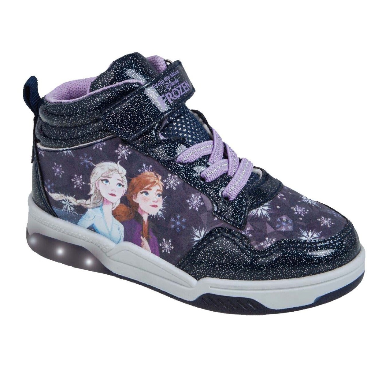 Adam's Shoes Παιδικά Μποτάκια Frozen 904-24504 Μπλε Μωβ