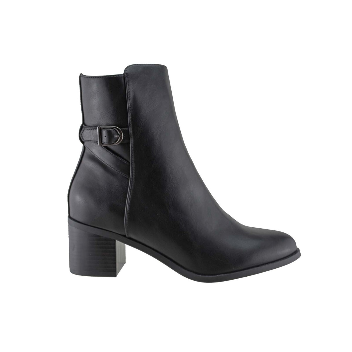 Adam's Shoes Γυναικεία Μποτάκια 829-25516 Μαύρο