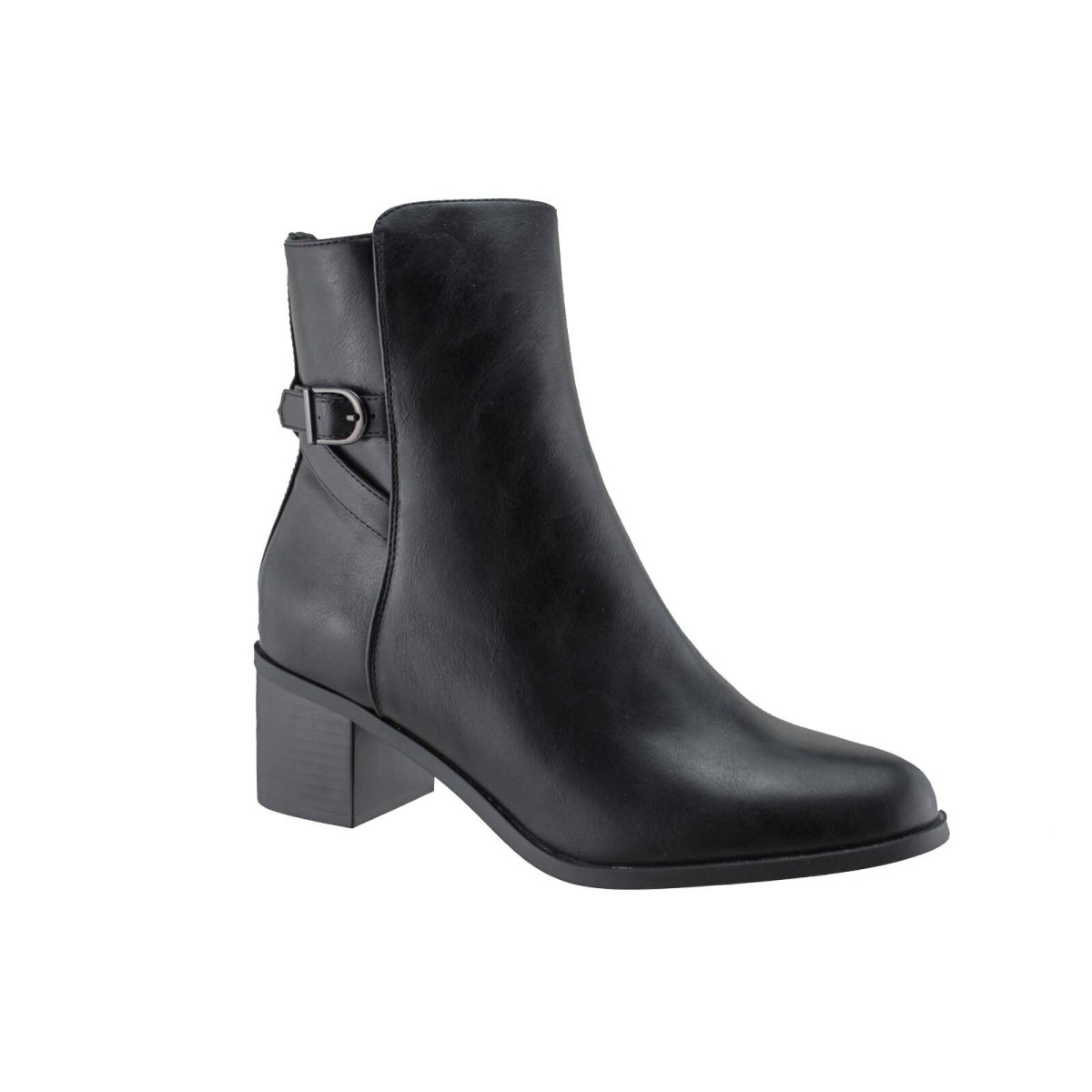Adam's Shoes Γυναικεία Μποτάκια 829-25516 Μαύρο