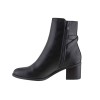 Adam's Shoes Γυναικεία Μποτάκια 829-25516 Μαύρο