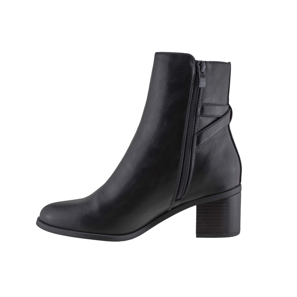Adam's Shoes Γυναικεία Μποτάκια 829-25516 Μαύρο