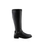 Adam's Shoes Γυναικείες Μπότες Δέρμα 594-25513 Μαύρο