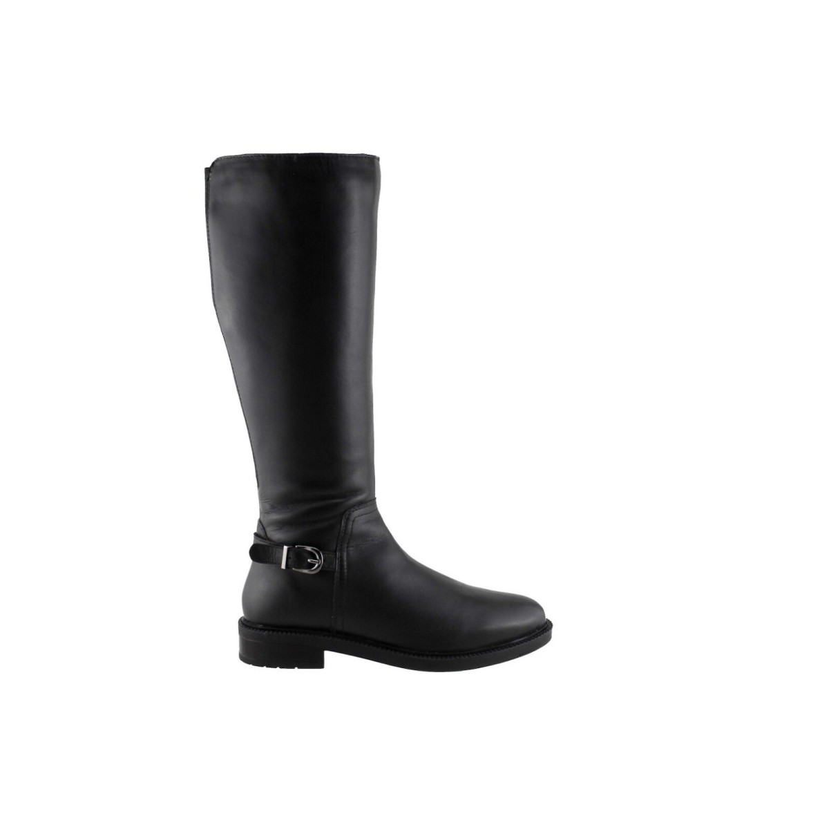Adam's Shoes Γυναικείες Μπότες Δέρμα 594-25513 Μαύρο