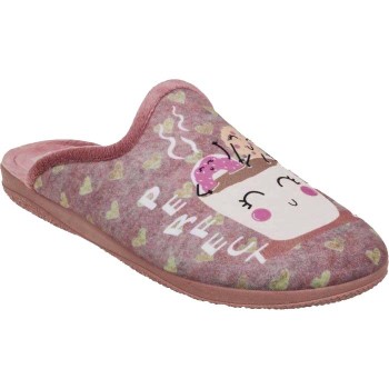 Adam's Shoes Γυναικείες Παντόφλες 624-21610 Ρόζ