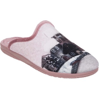 Adam's Shoes Γυναικείες Παντόφλες 624-21618 Ρόζ