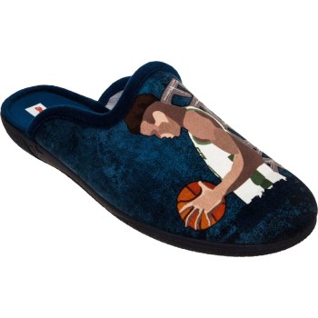 Adam's Shoes Ανδρικές Παντόφλες Antetokoumpo Greek Freak 624-22522/19 Μπλέ