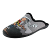 Adam's Shoes Ανδρικές Παντόφλες Lucky Luke 624-25536 Μαύρο Γκρι