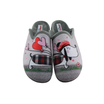 Adam's Shoes Γυναικείες Παντόφλες 624-25572 Γκρι