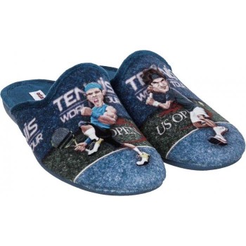 Adam's Shoes Ανδρικές Παντόφλες ATP Tour 701-21507 Μπλέ