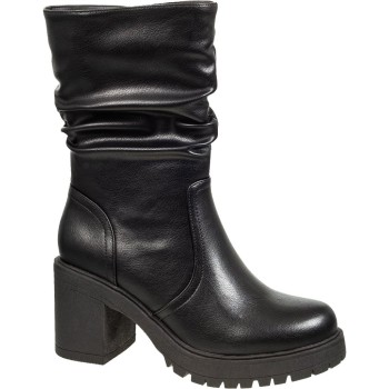 Adam's Shoes Γυναικεία Μποτάκια 829-25511 Μαύρο