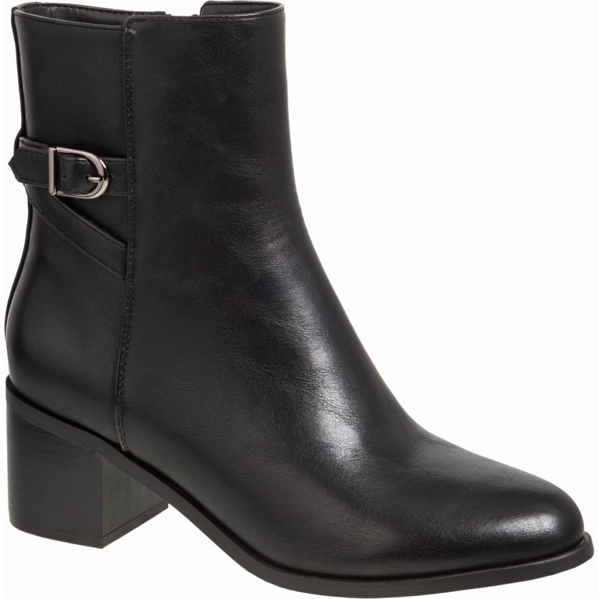 Adam's Shoes Γυναικεία Μποτάκια 829-25516 Μαύρο