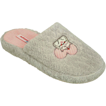 Adam's Shoes Γυναικείες Παντόφλες 895-24516 Γκρι