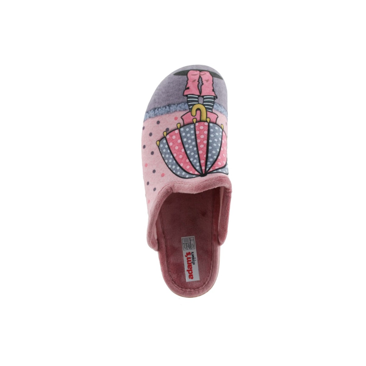 Adam's Shoes Γυναικείες Παντόφλες 624-24596 Ρόζ