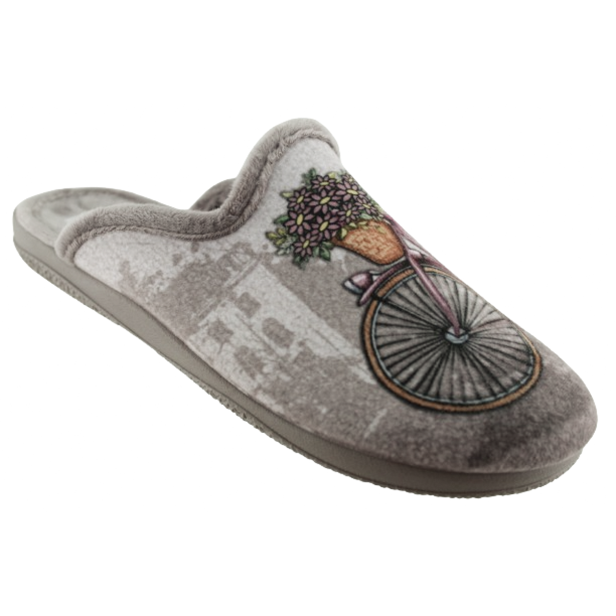 Adam's Shoes Γυναικείες Παντόφλες 624-24603 Πούδρα