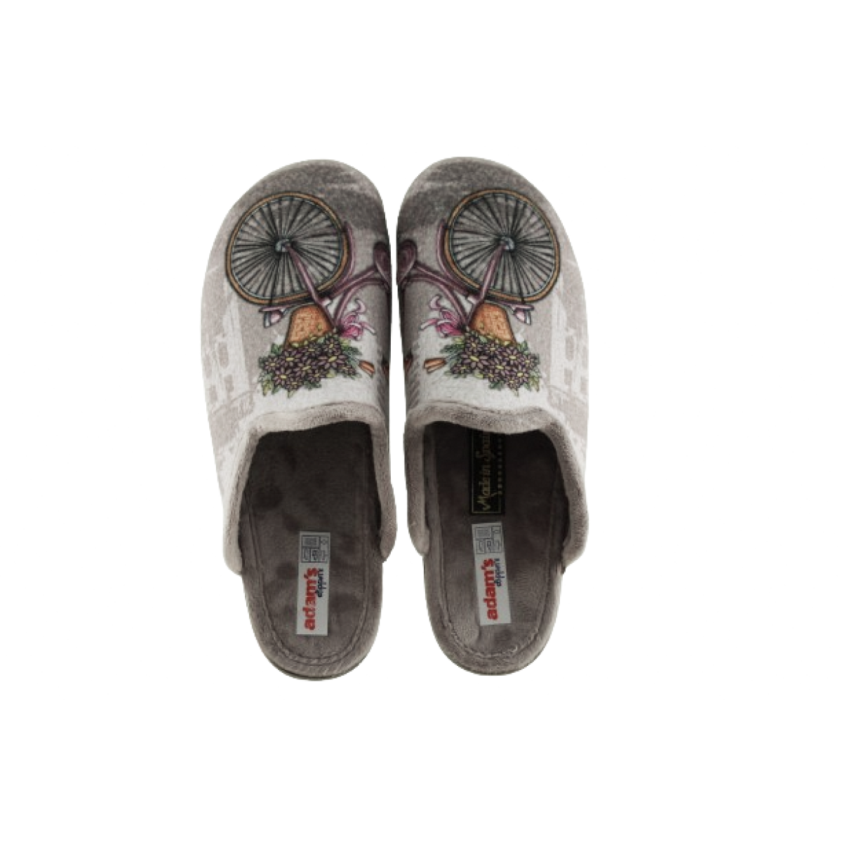 Adam's Shoes Γυναικείες Παντόφλες 624-24603 Πούδρα