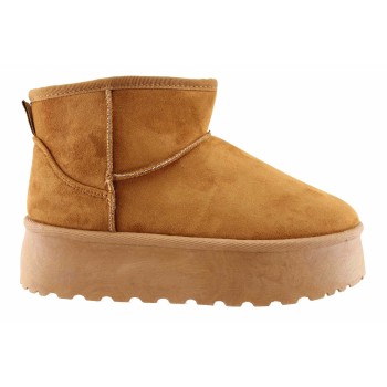Adam's Shoes Γυναικεία Μποτάκια 900-24506 Κάμελ