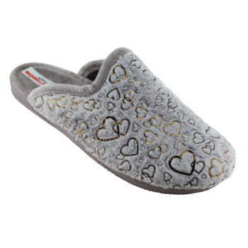 Adam's Shoes Γυναικείες Παντόφλες 624-24574 Γκρι