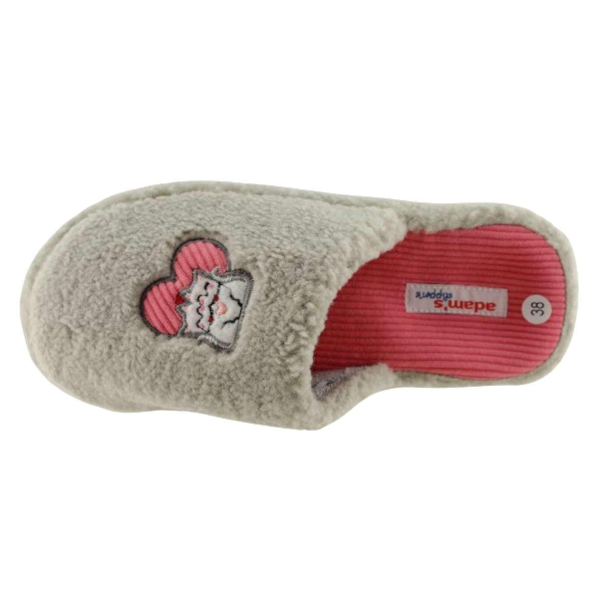 Adam's Shoes Γυναικείες Παντόφλες 895-24516 Γκρι