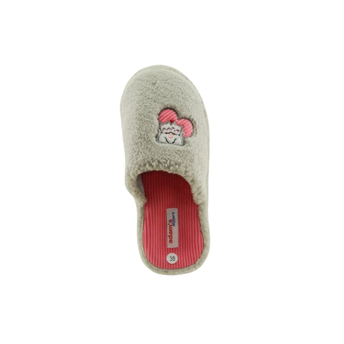 Adam's Shoes Γυναικείες Παντόφλες 895-24516 Γκρι
