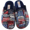 Adam's Shoes Παιδικές Παντόφλες 624-18525 Μπλέ 
