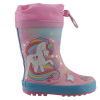 Adam's Shoes Παιδικές Γαλότσες Unicorn 762-24530 Ροζ