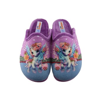 Adam's Shoes Παιδικές Παντόφλες 624-24713 Λιλά