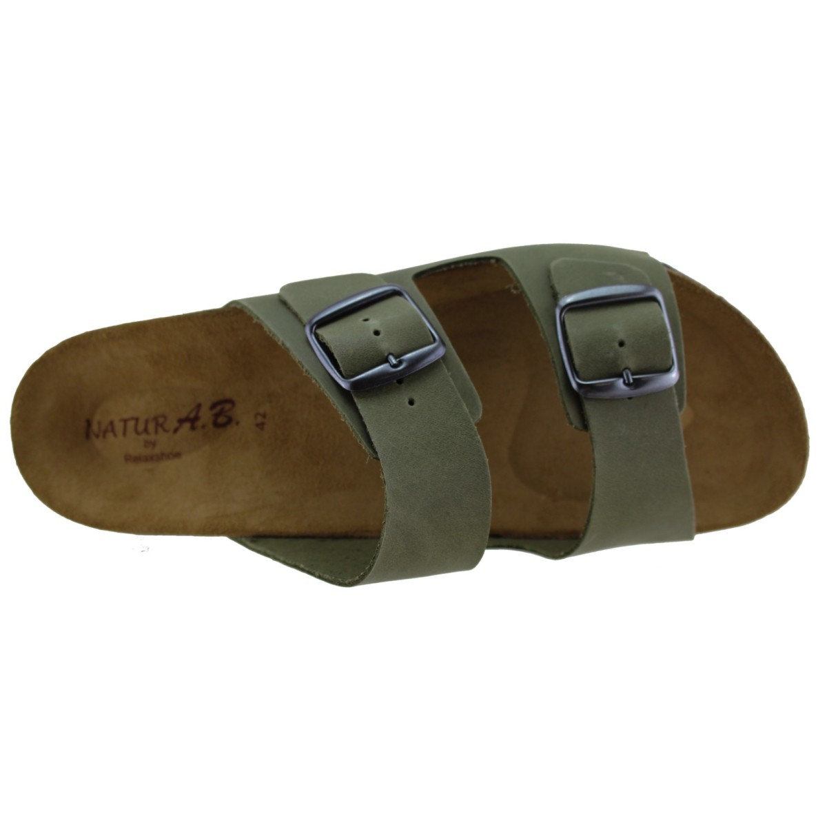 Relaxshoe Anatomic  Ανδρικά Σανδάλια Δέρμα 580-25004 Λαδί