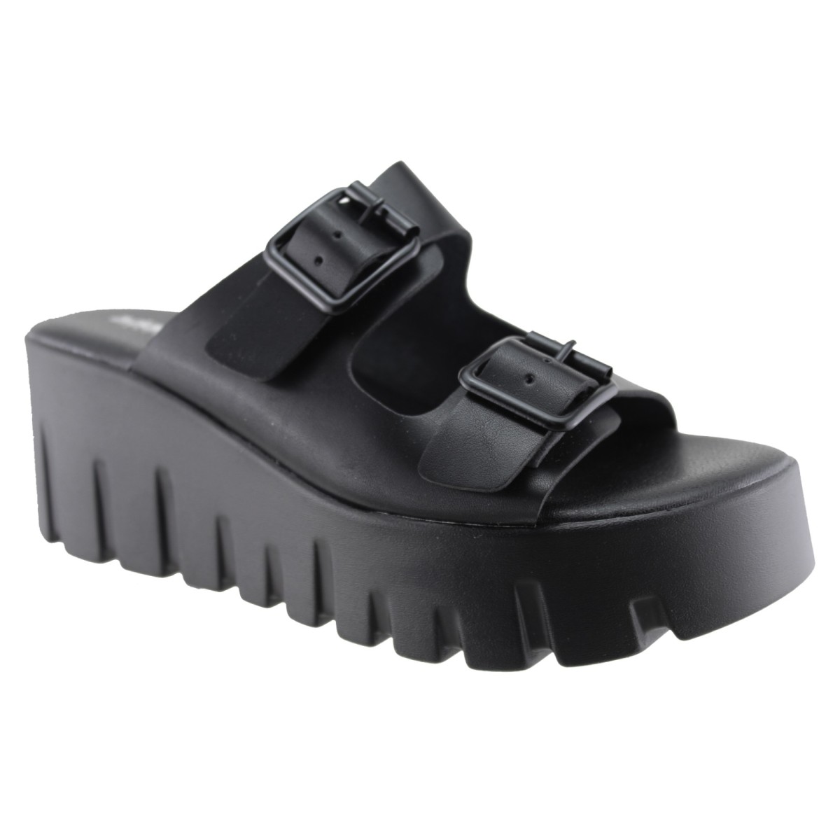 Adam's Shoes Γυναικεία Σανδάλια 829-25032 Μαύρο