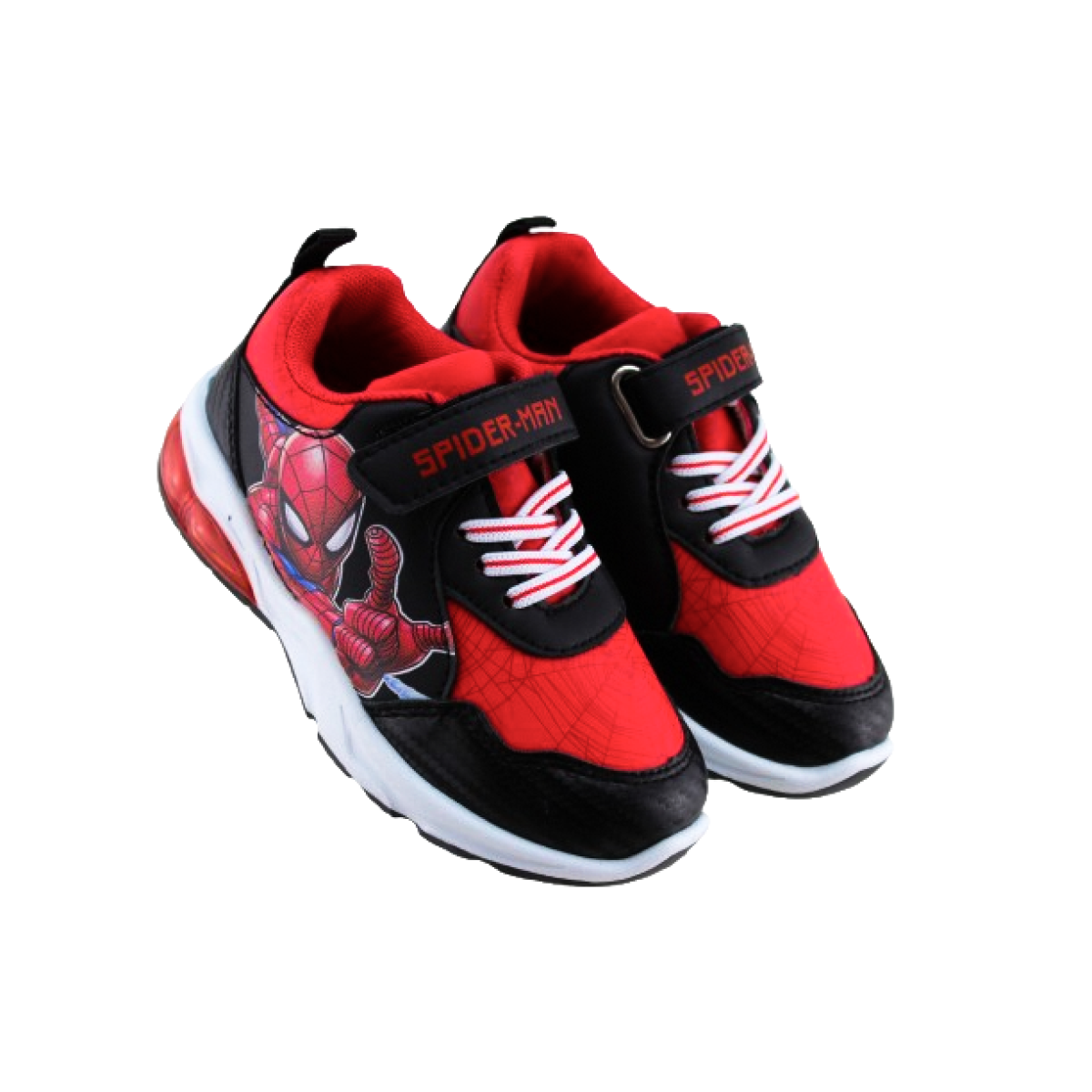 Adam's Shoes Παιδικά Αθλητικά Marvel Spiderman 904-25521 Μαύρο Κόκκινο ΦΩΤΑΚΙΑ