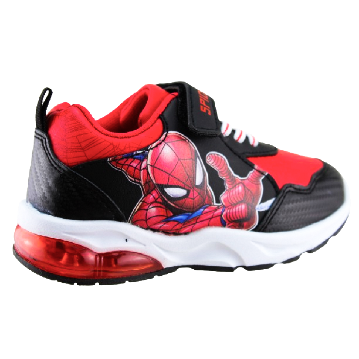 Adam's Shoes Παιδικά Αθλητικά Marvel Spiderman 904-25521 Μαύρο Κόκκινο ΦΩΤΑΚΙΑ