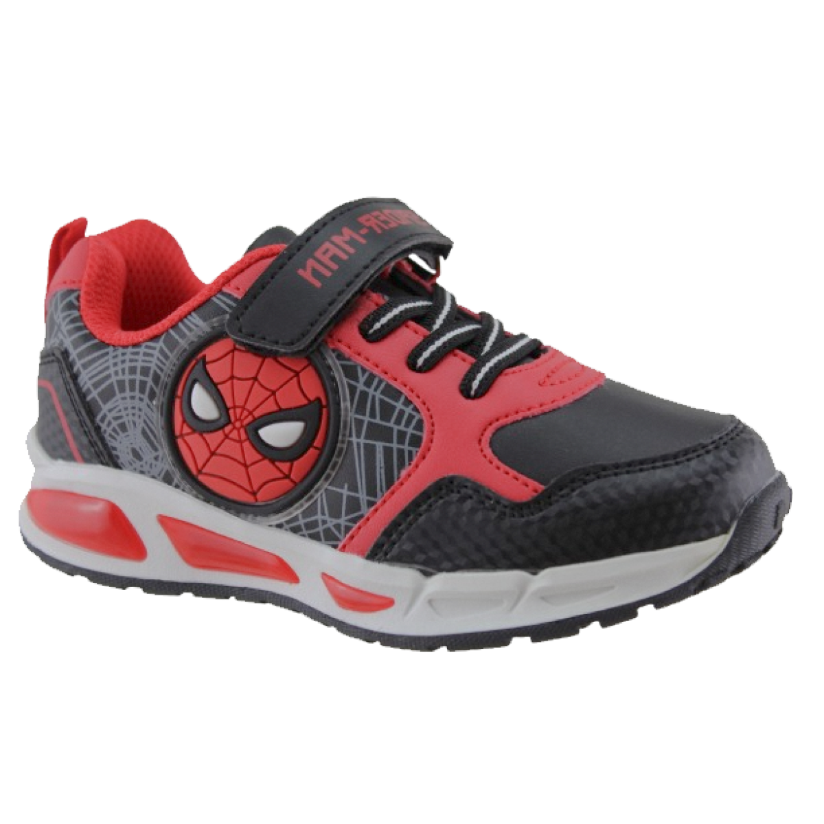 Adam's Shoes Παιδικά Αθλητικά Marvel Spiderman 904-25512 Μαύρο Κόκκινο ΦΩΤΑΚΙΑ Adam's Shoes Παιδικά Αθλητικά Marvel Spiderman 904-25512 Μαύρο Κόκκινο ΦΩΤΑΚΙΑ