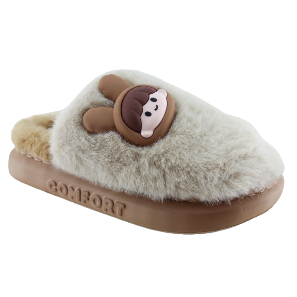 Adam's Shoes Γυναικείες Παντόφλες 896-25502 Μπεζ