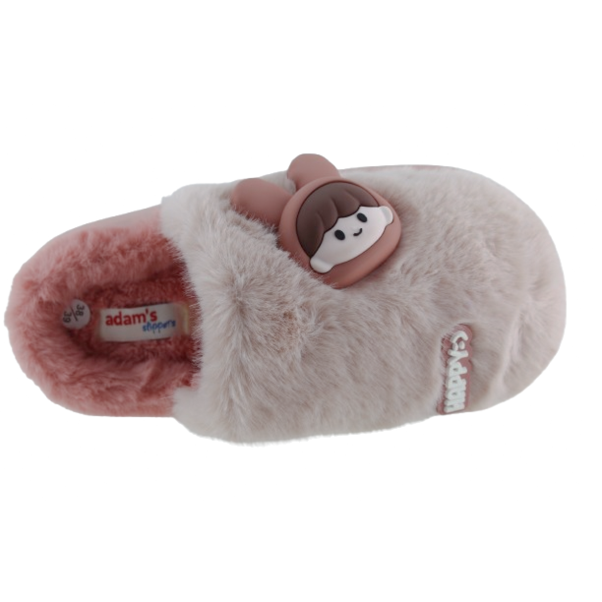 Adam's Shoes Γυναικείες Παντόφλες 896-25503 Ροζ