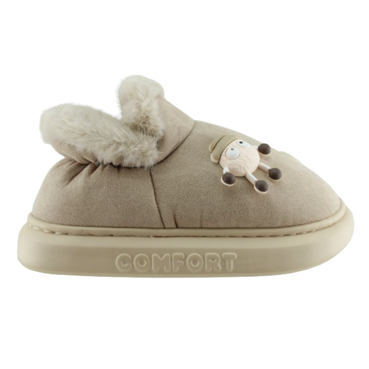 Adam's Shoes Γυναικείες Παντόφλες 896-25506 Μπεζ