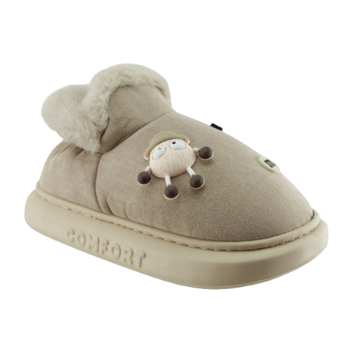 Adam's Shoes Γυναικείες Παντόφλες 896-25506 Μπεζ