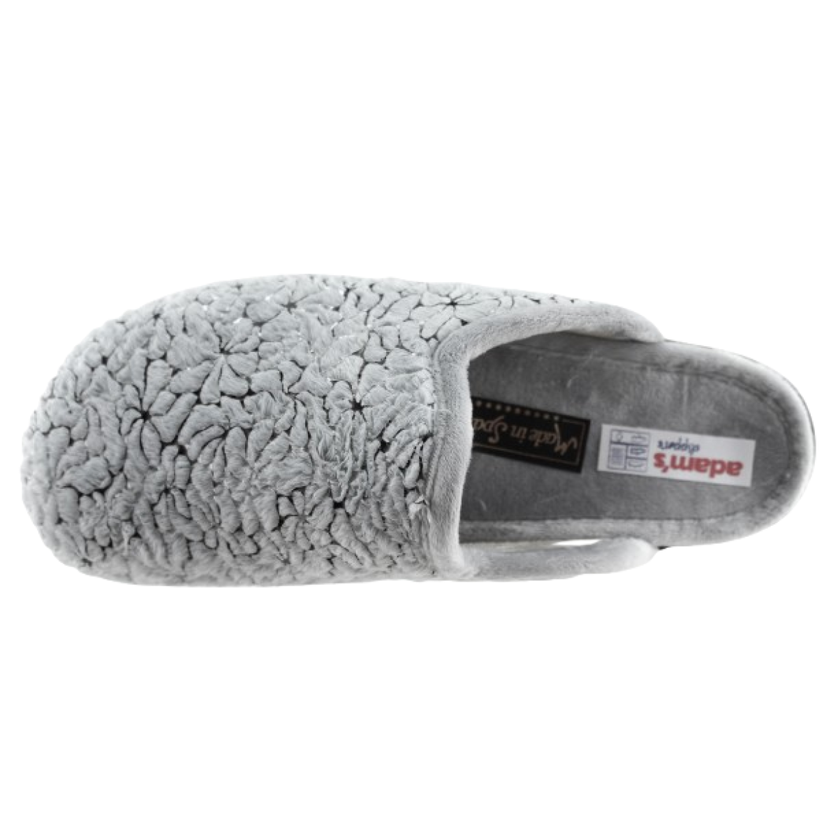 Adam's Shoes Γυναικείες Παντόφλες 624-25555 Γκρι
