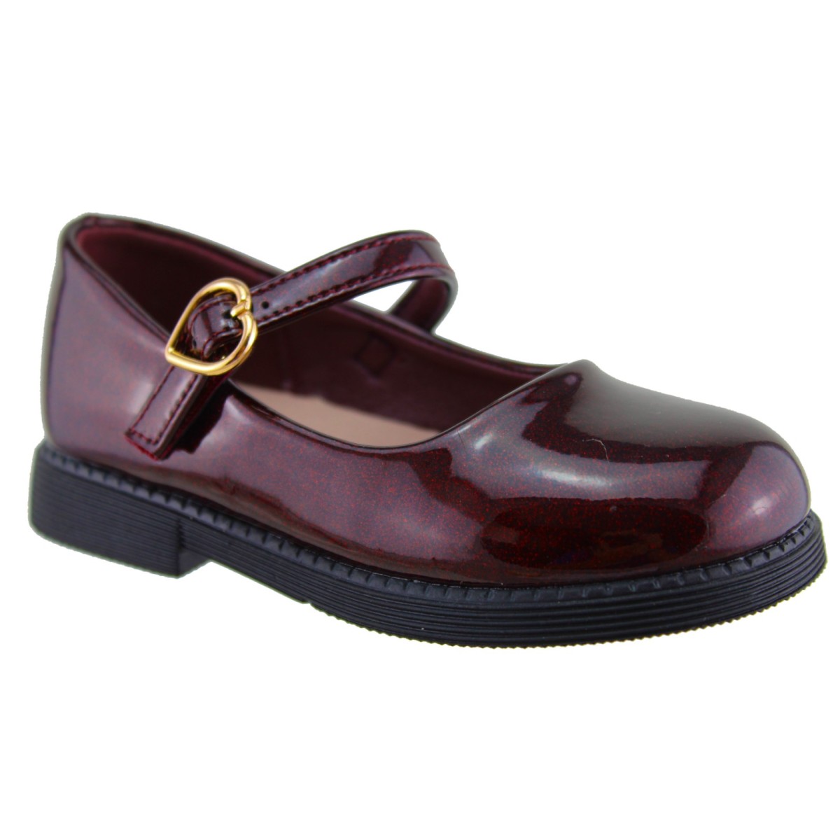 Adam's Shoes Παιδικές Μπαλαρίνες 916-25502 Μπορντώ Λουστ΄ρίνι