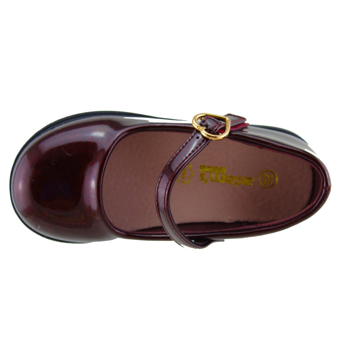 Adam's Shoes Παιδικές Μπαλαρίνες 916-25502 Μπορντώ Λουστ΄ρίνι